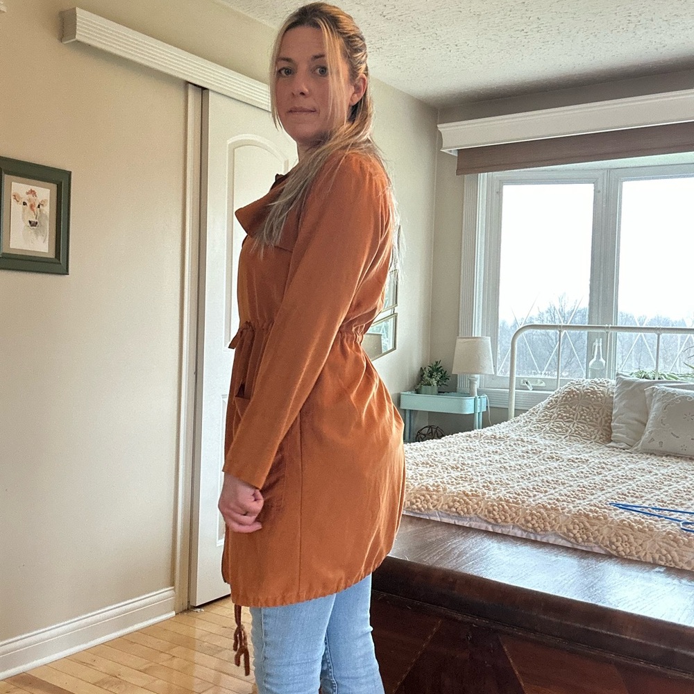 JustFab Orange Jacket size medium